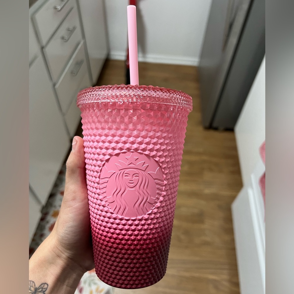 Pink ombré Starbucks 16oz